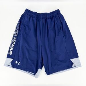 Under Armour Men's Navy and Gray Athletic Shorts